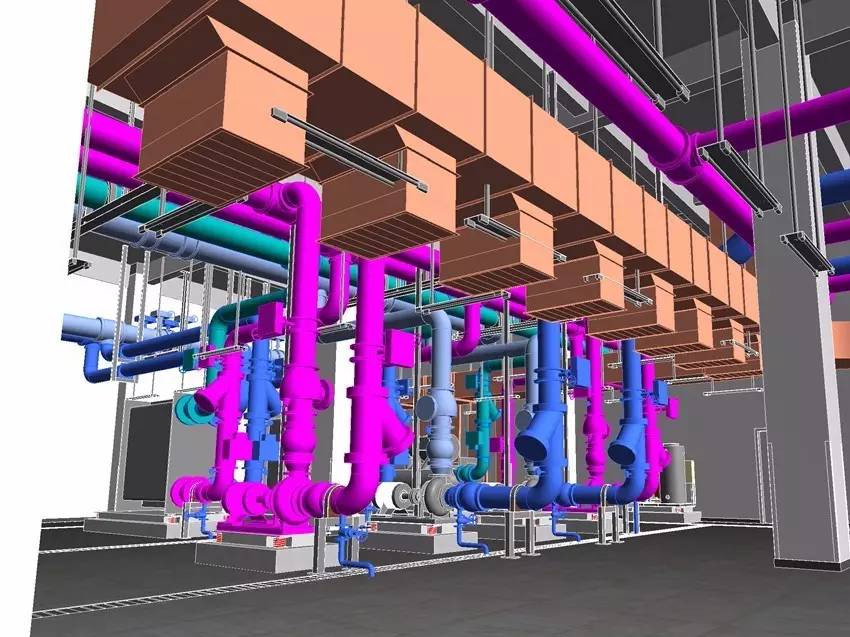 应用BIM优化,这个冷水机房机电工程规避了许多问题_科技_网
